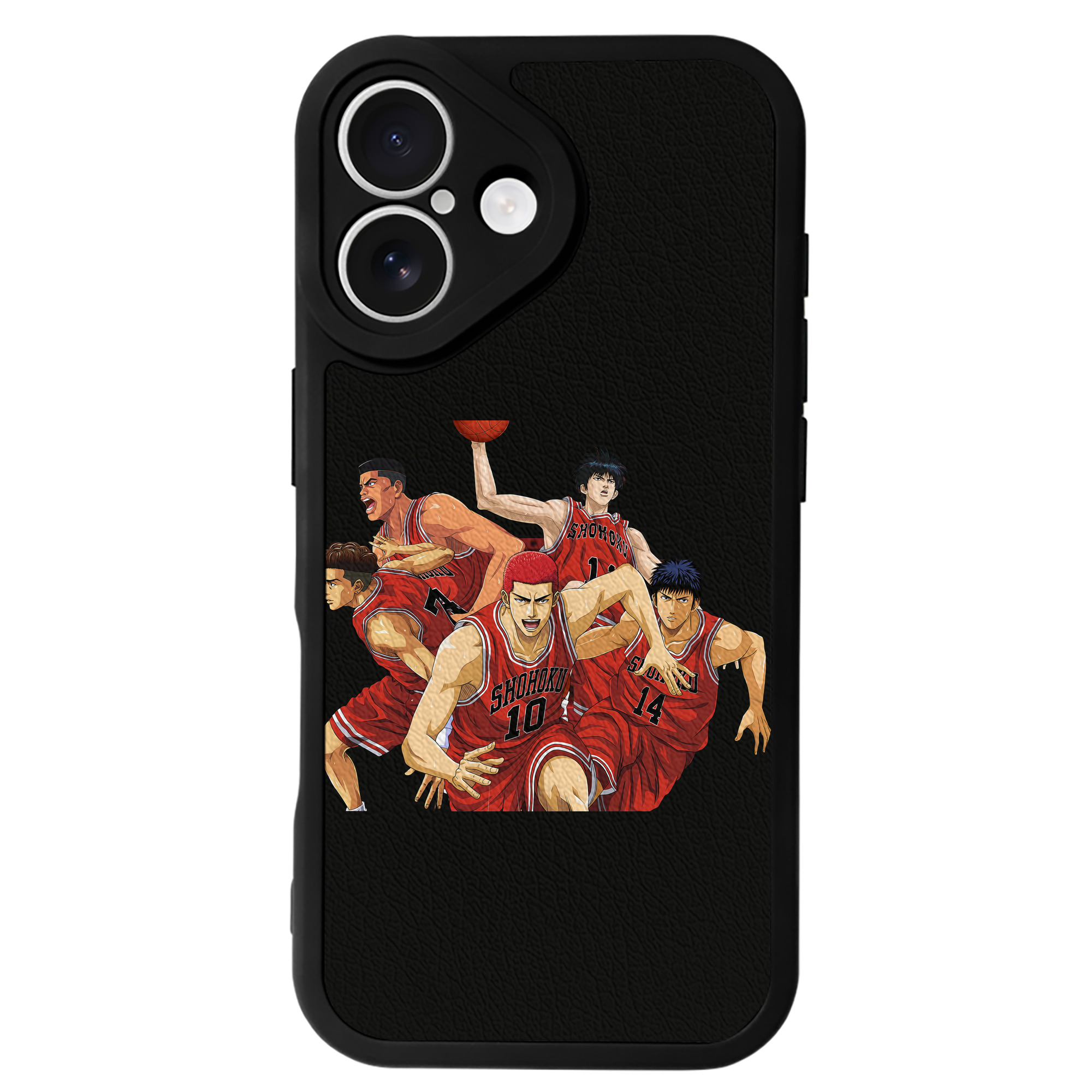 （画像用） SLAM DUNK／スラムダンク 【iPhone 16シリーズ対応】シリコンスマホケース（レザー調） 材質：シリコン